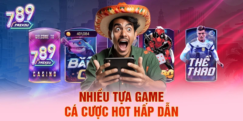 Đa dạng trò chơi cá cược tại QH88